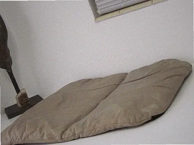Ekornes Stressless Tan Leather Seat Pad for Tampa model recliner chair S1